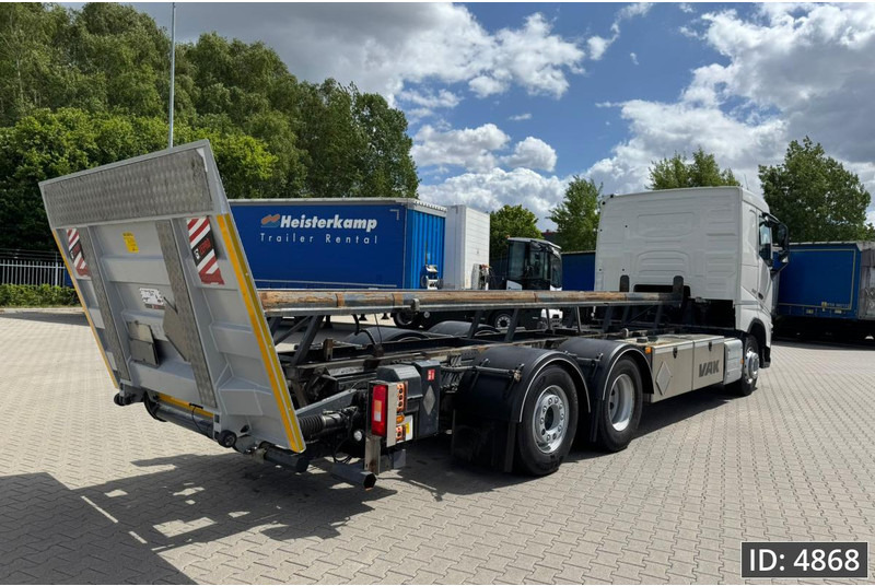 Volvo FH 500 Globetrotter, Euro 6, / 6x2 / Hydraulic body / frame 7.4 m / Tail lift - Camion porte-conteneur/ Caisse mobile: photos 3 Volvo FH 500 Globetrotter, Euro 6, / 6x2 / Hydraulic body / frame 7.4 m / Tail lift - Camion porte-conteneur/ Caisse mobile: photos 3