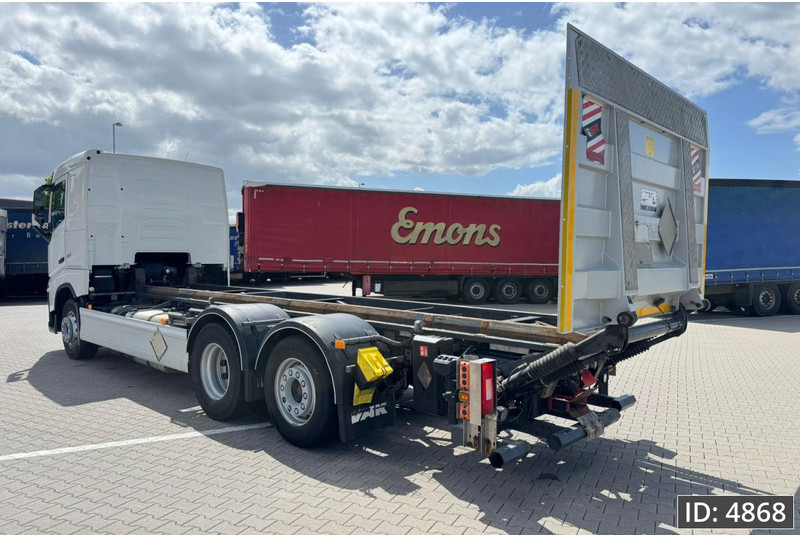 Volvo FH 500 Globetrotter, Euro 6, / 6x2 / Hydraulic body / frame 7.4 m / Tail lift - Camion porte-conteneur/ Caisse mobile: photos 2 Volvo FH 500 Globetrotter, Euro 6, / 6x2 / Hydraulic body / frame 7.4 m / Tail lift - Camion porte-conteneur/ Caisse mobile: photos 2