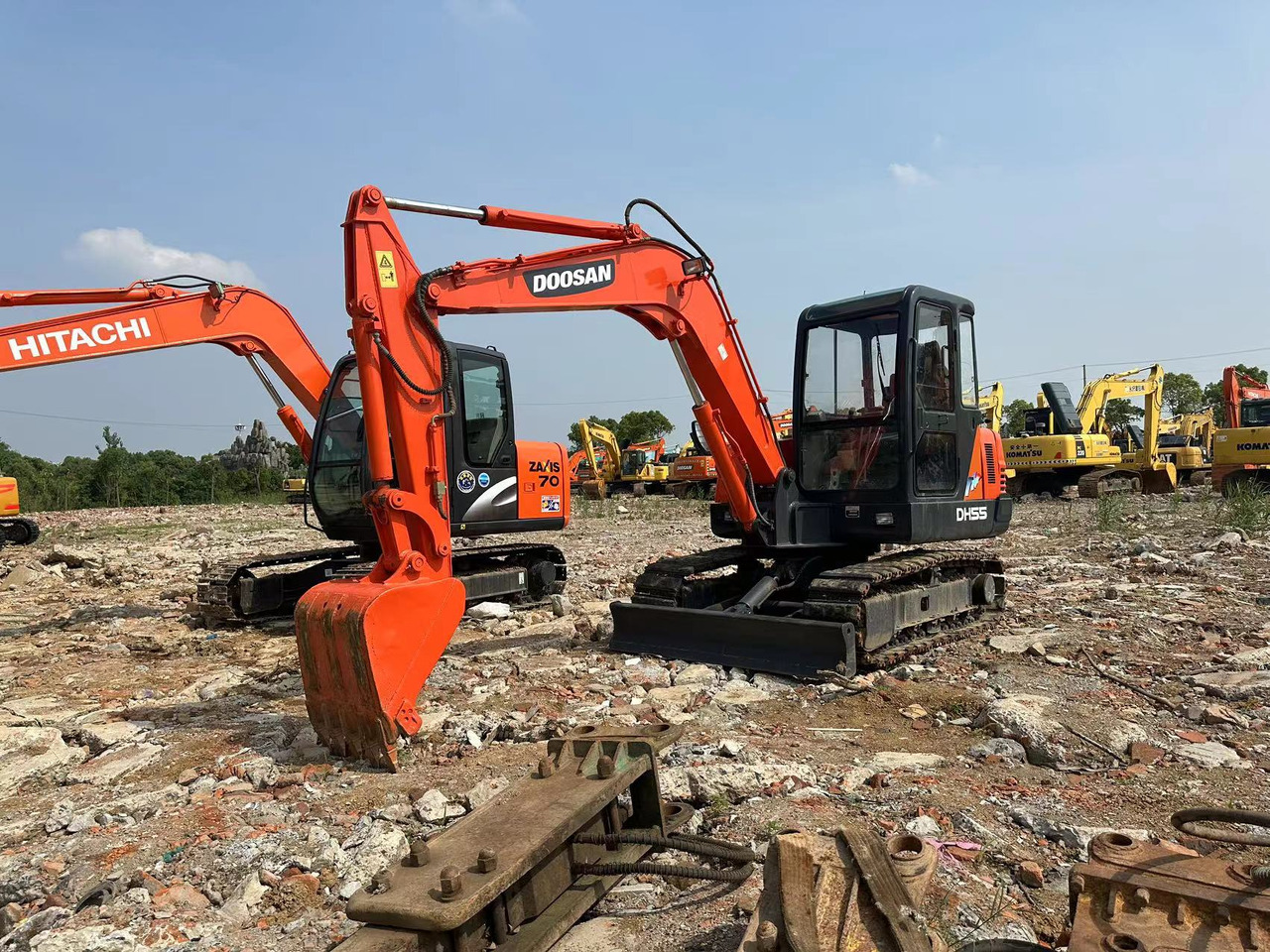DOOSAN DH55 Mini Excavator 5.5T - Mini pelle: photos 5 DOOSAN DH55 Mini Excavator 5.5T - Mini pelle: photos 5