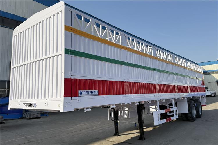 TITAN 2 Axle Fence Cargo Trailer with Bogie Suspension for Sale In Zimbabwe - Semi-remorque bétaillère: photos 4 TITAN 2 Axle Fence Cargo Trailer with Bogie Suspension for Sale In Zimbabwe - Semi-remorque bétaillère: photos 4