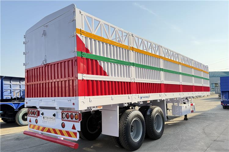 TITAN 2 Axle Fence Cargo Trailer with Bogie Suspension for Sale In Zimbabwe - Semi-remorque bétaillère: photos 2 TITAN 2 Axle Fence Cargo Trailer with Bogie Suspension for Sale In Zimbabwe - Semi-remorque bétaillère: photos 2