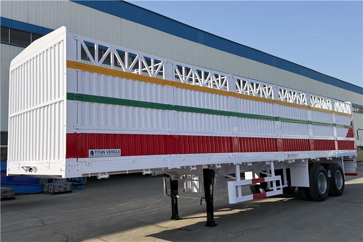 TITAN 2 Axle Fence Cargo Trailer with Bogie Suspension for Sale In Zimbabwe - Semi-remorque bétaillère: photos 5 TITAN 2 Axle Fence Cargo Trailer with Bogie Suspension for Sale In Zimbabwe - Semi-remorque bétaillère: photos 5