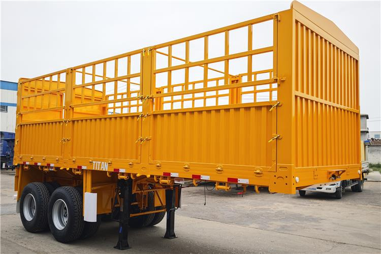 TITAN 2 Axle Fence Semi Trailer for Sale In Senegal - Semi-remorque bétaillère: photos 1 TITAN 2 Axle Fence Semi Trailer for Sale In Senegal - Semi-remorque bétaillère: photos 1