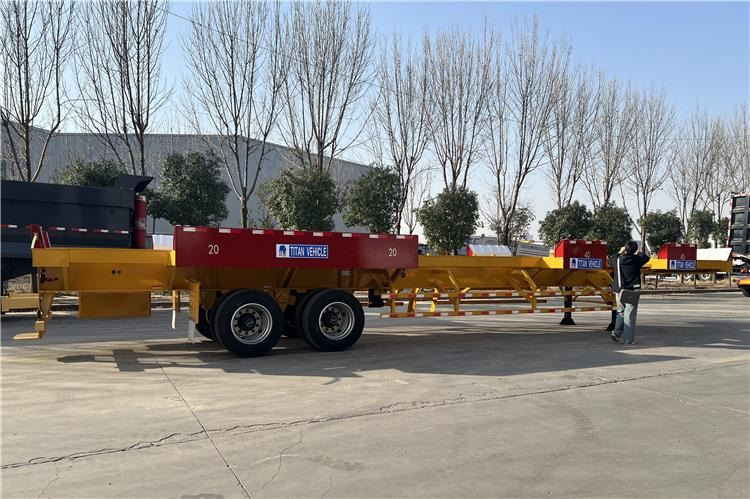 TITAN 20/40FT Terminal Trailer for Sale In Uganda - Semi-remorque porte-conteneur/ Caisse mobile: photos 4 TITAN 20/40FT Terminal Trailer for Sale In Uganda - Semi-remorque porte-conteneur/ Caisse mobile: photos 4