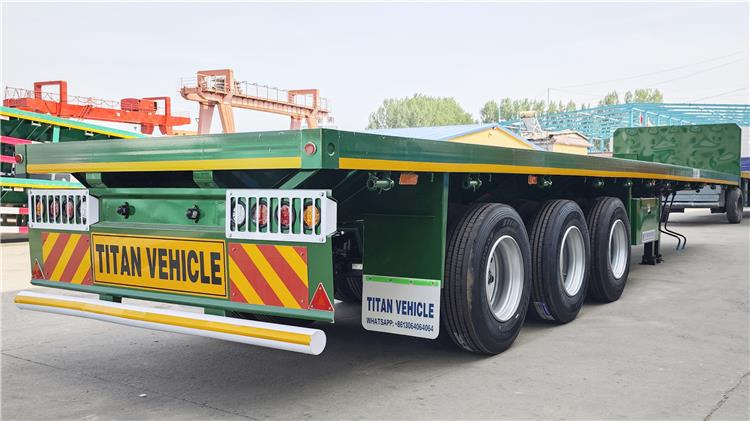 TITAN 2025 New 3 Axle Flatbed Trailer for Sale In Guyana - Semi-remorque châssis: photos 3 TITAN 2025 New 3 Axle Flatbed Trailer for Sale In Guyana - Semi-remorque châssis: photos 3