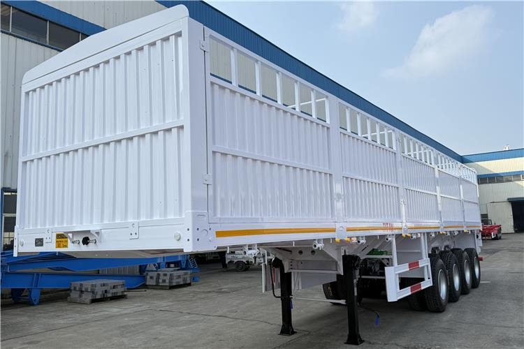 TITAN 4 Axle 80 Ton Fence Cargo Truck Trailer for Sale in Nigeria - Semi-remorque bétaillère: photos 4 TITAN 4 Axle 80 Ton Fence Cargo Truck Trailer for Sale in Nigeria - Semi-remorque bétaillère: photos 4