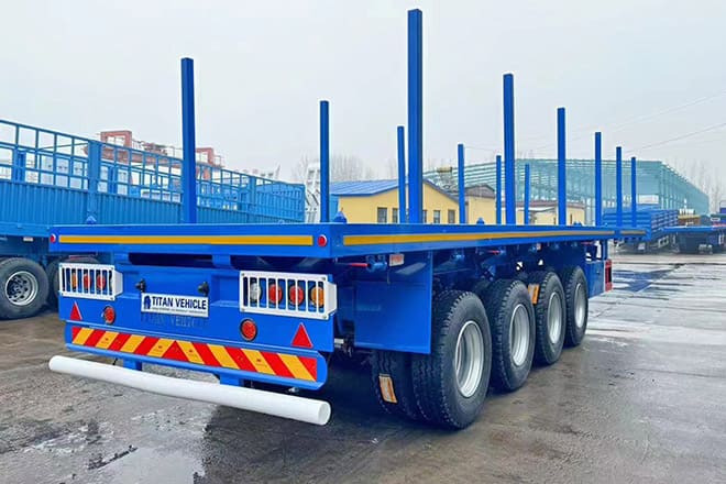 TITAN 4 Axle Wood Log Trailer for Sale in Philippines - Semi-remorque plateau: photos 1 TITAN 4 Axle Wood Log Trailer for Sale in Philippines - Semi-remorque plateau: photos 1