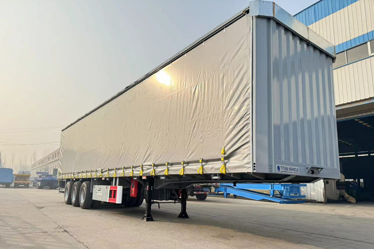 TITAN Curtain Trailer for Sale in Tanzania - Semi-remorque rideaux coulissants: photos 1 TITAN Curtain Trailer for Sale in Tanzania - Semi-remorque rideaux coulissants: photos 1