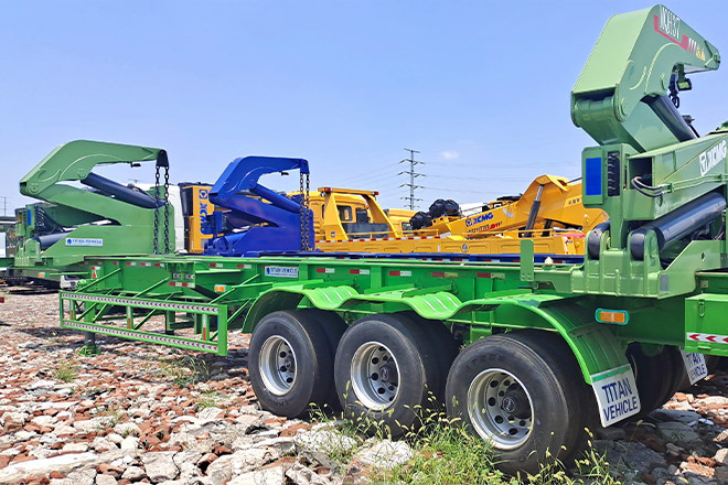 XCMG China 37Ton Side Lifter for Sale in Togo - Semi-remorque porte-conteneur/ Caisse mobile: photos 2 XCMG China 37Ton Side Lifter for Sale in Togo - Semi-remorque porte-conteneur/ Caisse mobile: photos 2