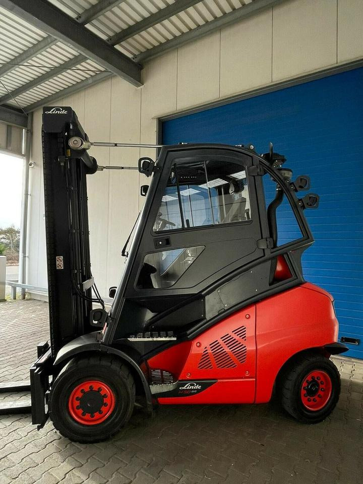 Linde Linde H 50 T - 7.390 h - Seitenschieber/Zinken neu - - Chariot élévateur à gaz: photos 1 Linde Linde H 50 T - 7.390 h - Seitenschieber/Zinken neu - - Chariot élévateur à gaz: photos 1