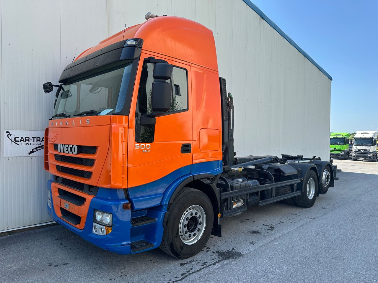Iveco Stralis 500EEV 20T Meiller Lenkachse Retarder - Camion ampliroll: photos 1 Iveco Stralis 500EEV 20T Meiller Lenkachse Retarder - Camion ampliroll: photos 1