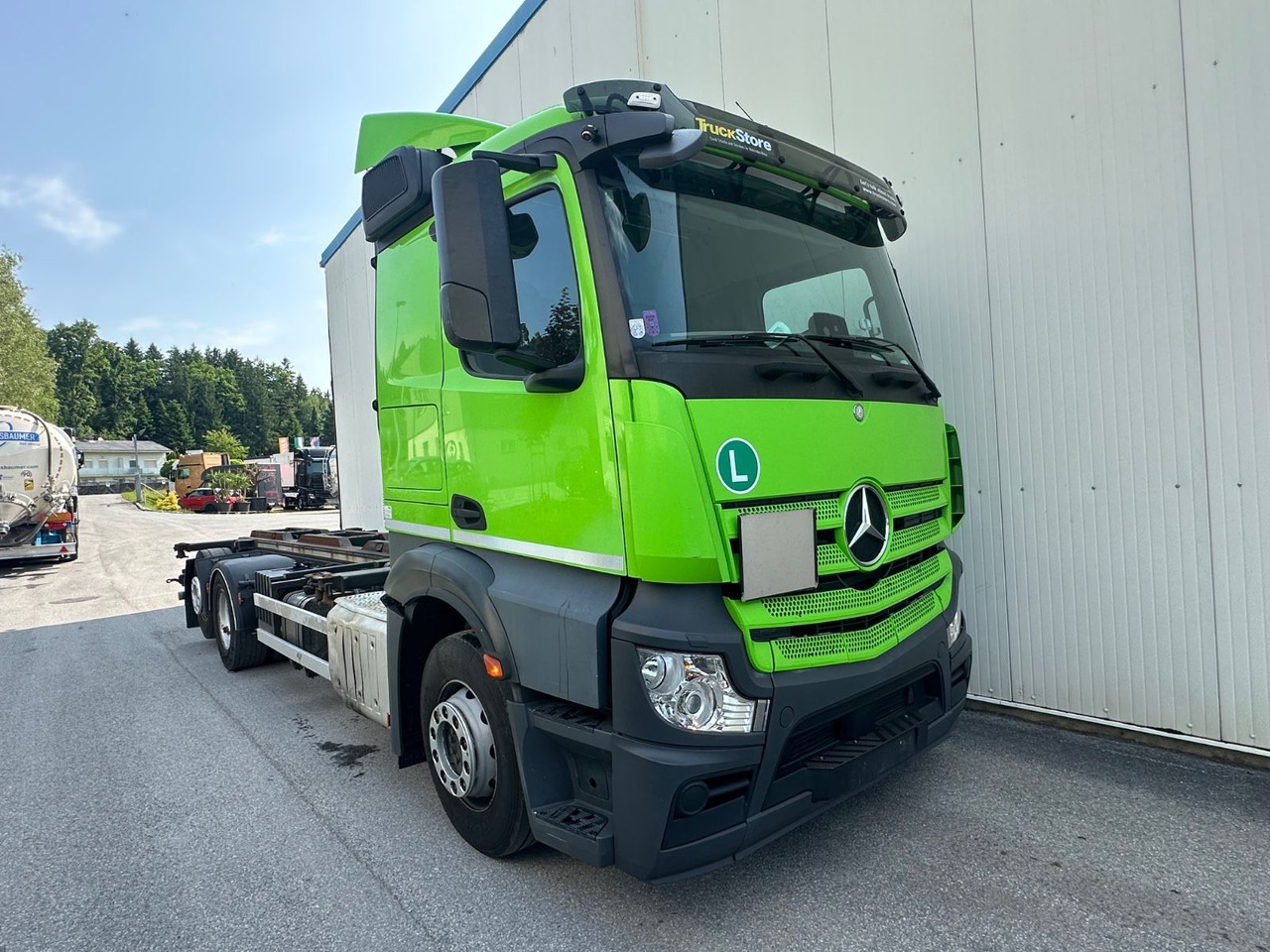 Mercedes-Benz Actros 2748 Wiesel Mafi Telberg - Camion porte-conteneur/ Caisse mobile, Camion grue: photos 2 Mercedes-Benz Actros 2748 Wiesel Mafi Telberg - Camion porte-conteneur/ Caisse mobile, Camion grue: photos 2