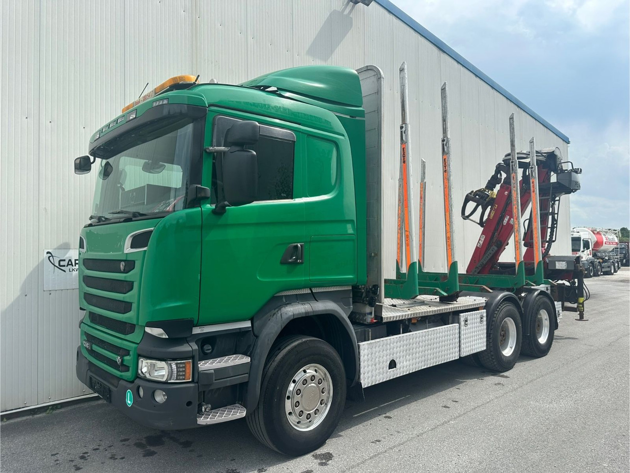Scania R 580 V8 Penz Kran 2x Telespok - Camion grumier, Camion grue: photos 1 Scania R 580 V8 Penz Kran 2x Telespok - Camion grumier, Camion grue: photos 1