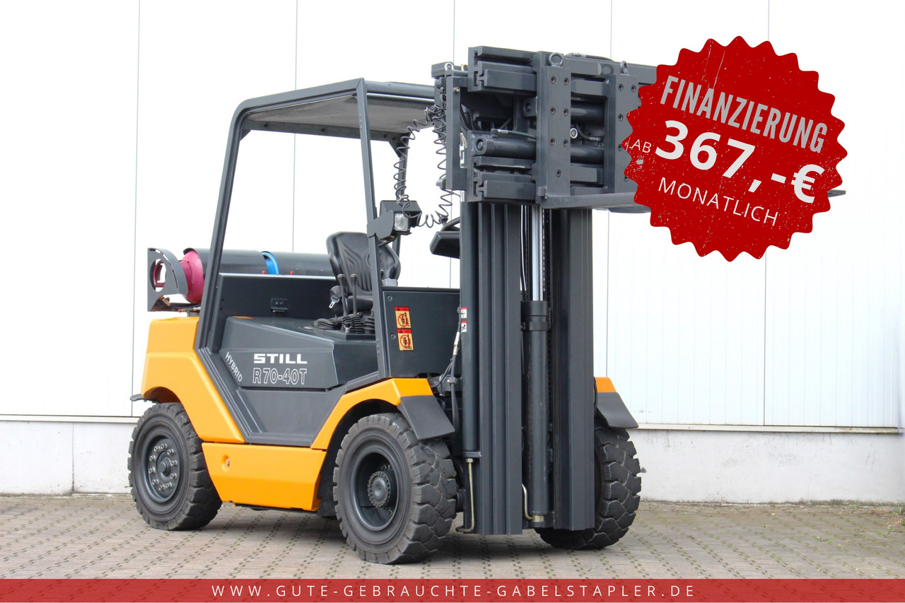 STILL R70-40T Gas Triplex 4t Klammergabel - Chariot élévateur à gaz: photos 1 STILL R70-40T Gas Triplex 4t Klammergabel - Chariot élévateur à gaz: photos 1