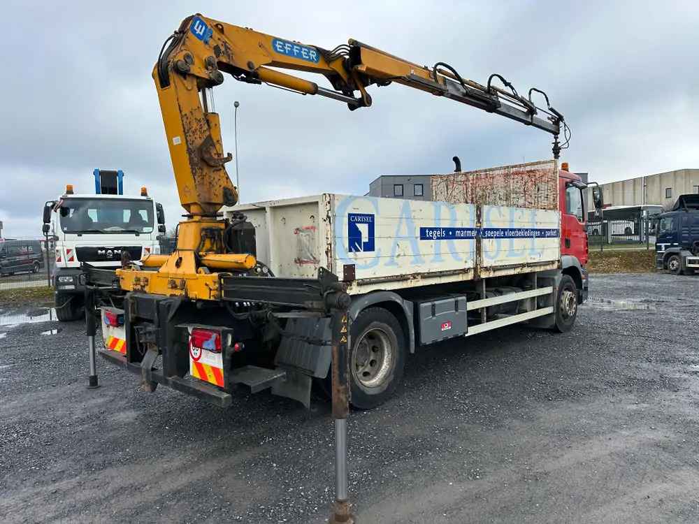 MAN TGM 18.280 *202000 km*Grue EFFER type 120 3 S*PREMIER PROPRIO - Camion grue, Camion plateau: photos 2 MAN TGM 18.280 *202000 km*Grue EFFER type 120 3 S*PREMIER PROPRIO - Camion grue, Camion plateau: photos 2
