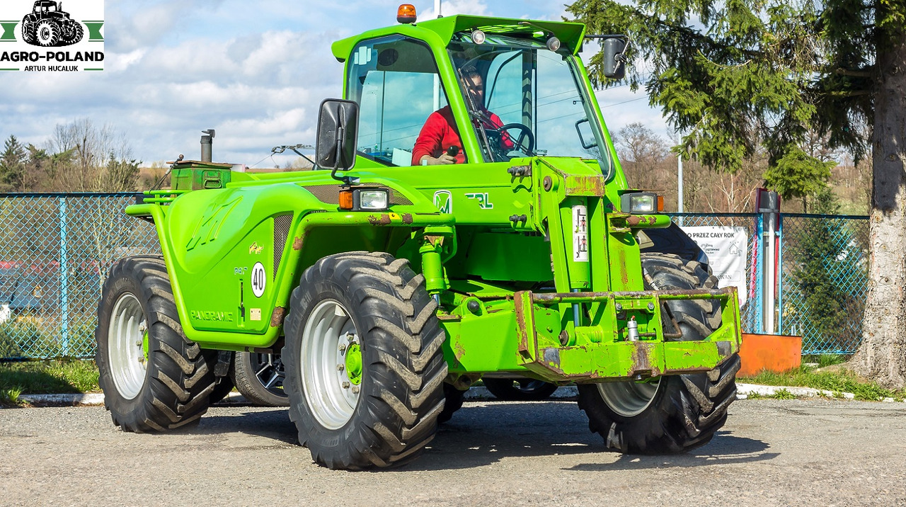 Chariot télescopique MERLO P 41.7 FARMER - 2010 ROK - WAGA - ŁYŻKA 2.5 M3- WIDŁY + UKŁAD PNEUMATYCZNY: photos 5