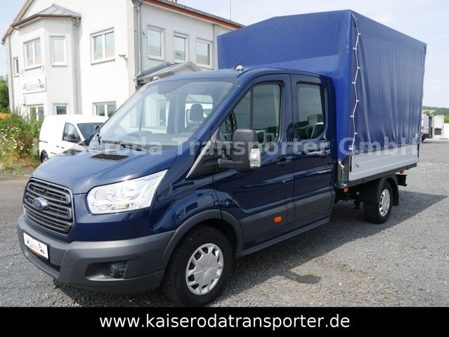 Ford Transit 350 L3 HA DoKa 7-Si. Pr.-Plane Klima AHK - Véhicule utilitaire plateau baché: photos 1 Ford Transit 350 L3 HA DoKa 7-Si. Pr.-Plane Klima AHK - Véhicule utilitaire plateau baché: photos 1