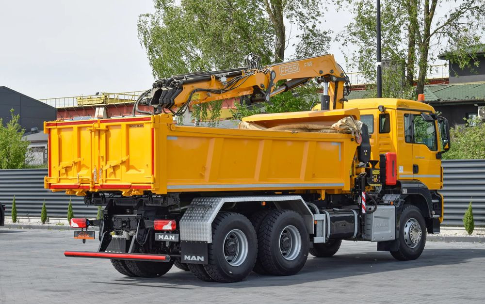 MAN TGS 26.400 / 6x4 / EURO 6 / UDT / HDS FASSI 165 / WYSUW x3 / ROTATOR / CHWYTAK / STEROWANIE RADIOWE / WZMOCNIONA RAMA / WYWROTKA / HYDROBURTA / AUTOMAT / 2017 / NOWE OPONY - 100% / NISKI PRZEBIEG - Camion benne: photos 5 MAN TGS 26.400 / 6x4 / EURO 6 / UDT / HDS FASSI 165 / WYSUW x3 / ROTATOR / CHWYTAK / STEROWANIE RADIOWE / WZMOCNIONA RAMA / WYWROTKA / HYDROBURTA / AUTOMAT / 2017 / NOWE OPONY - 100% / NISKI PRZEBIEG - Camion benne: photos 5