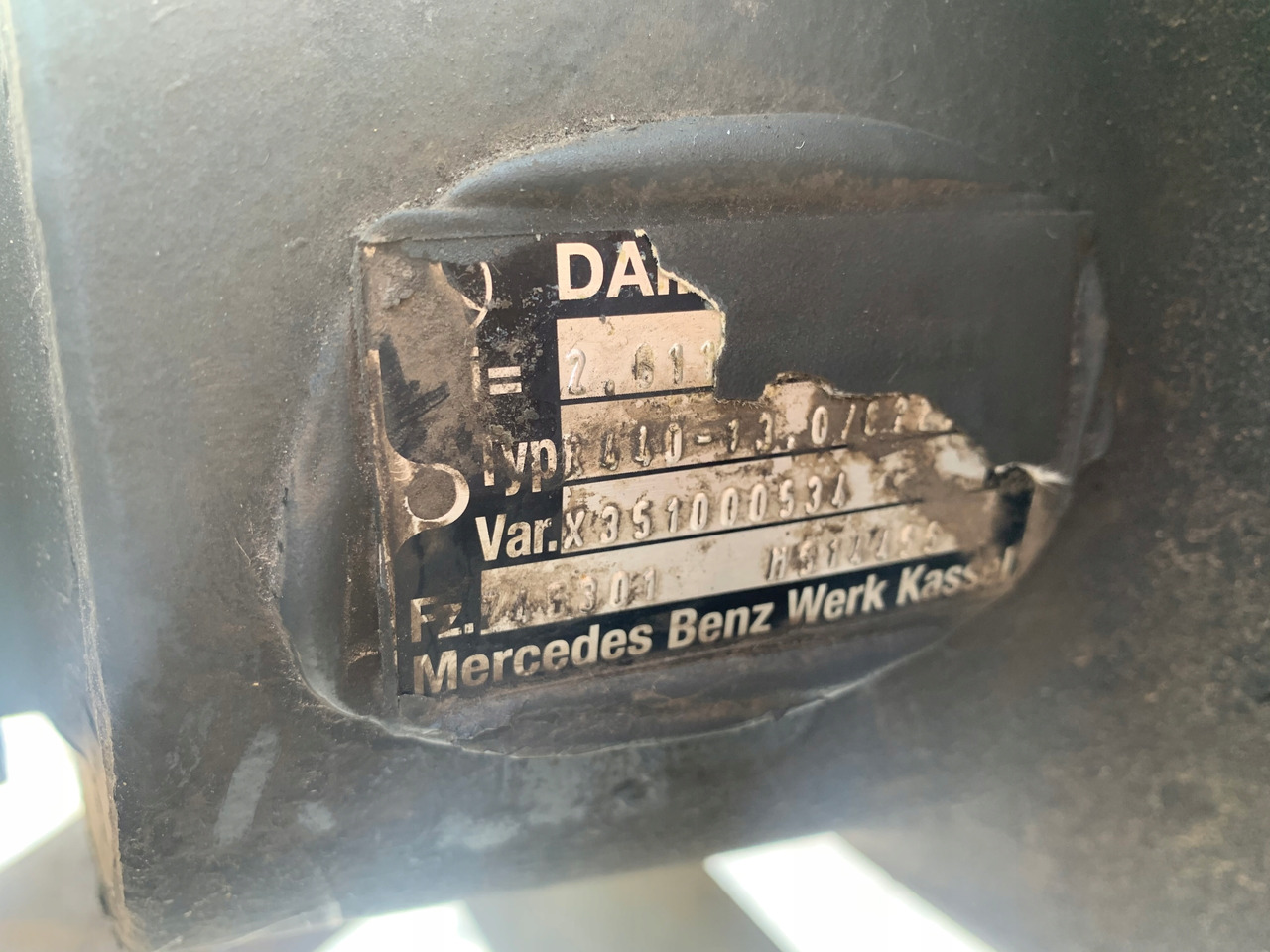 TYLNI MOST DYFER MERCEDES ACTROS MP4 R440 2,227 - Essieu avant pour Camion: photos 3 TYLNI MOST DYFER MERCEDES ACTROS MP4 R440 2,227 - Essieu avant pour Camion: photos 3