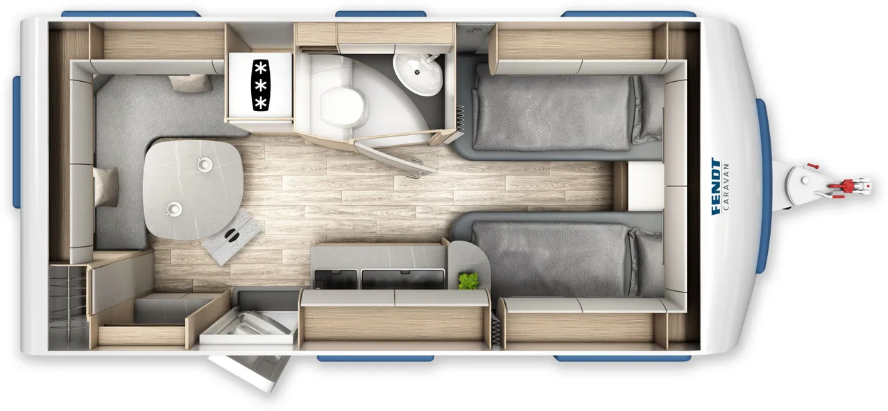 Fendt Bianco Activ 465 SGE 1.800 KG, Shower-Paket, GFK - Caravane: photos 2 Fendt Bianco Activ 465 SGE 1.800 KG, Shower-Paket, GFK - Caravane: photos 2