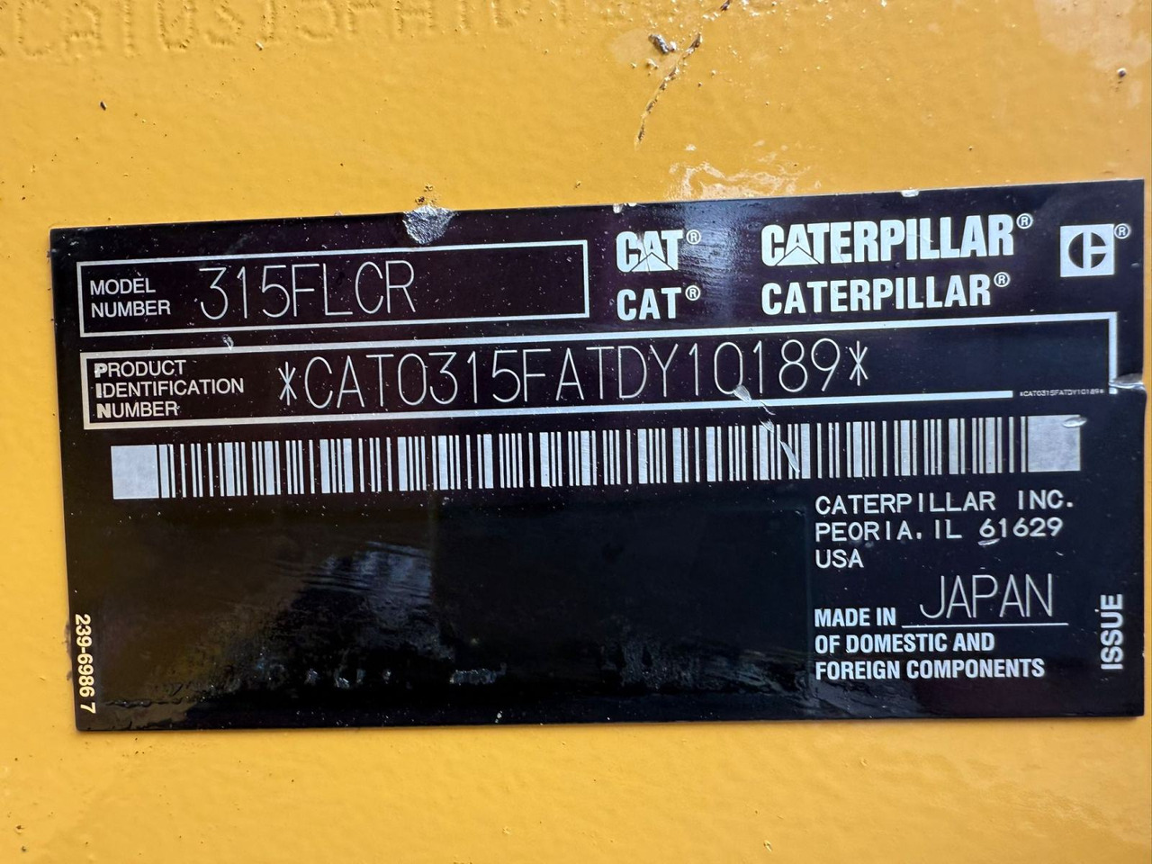 CAT 315 - Pelle sur chenille: photos 2 CAT 315 - Pelle sur chenille: photos 2