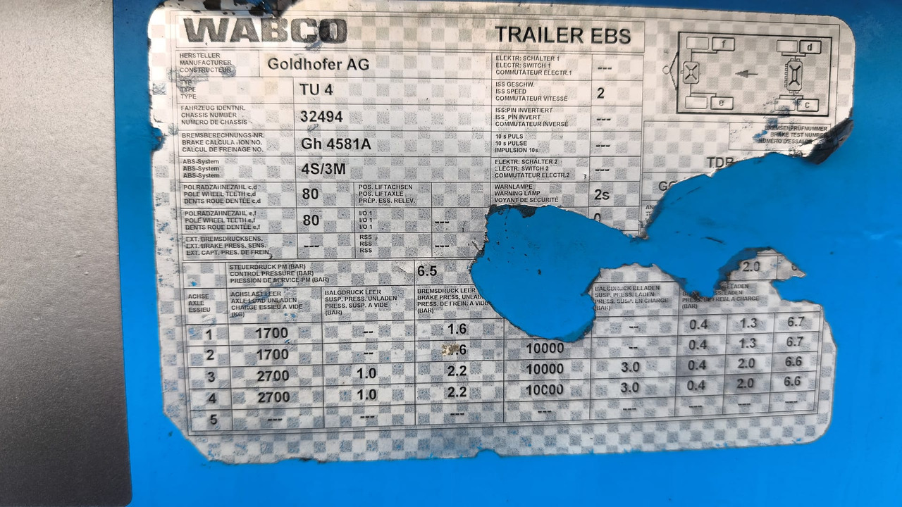 GOLDHOFER, 2010 god. - Remorque porte-engin surbaissée: photos 5 GOLDHOFER, 2010 god. - Remorque porte-engin surbaissée: photos 5