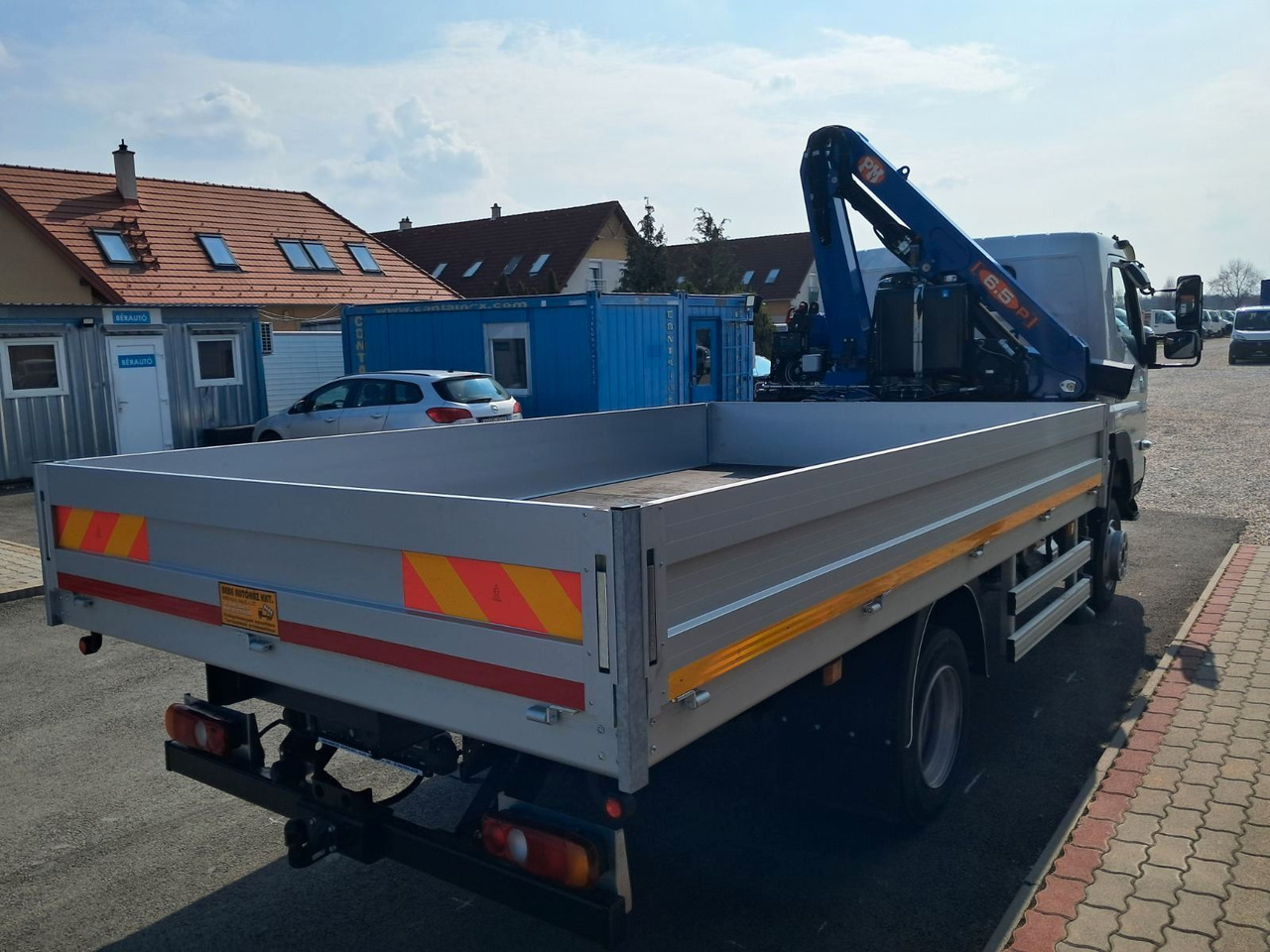 Fourgon plateau Mitsubishi FUSO CANTER 6C18 4WD PRITSCHE+PM 6522P KRAN: photos 24