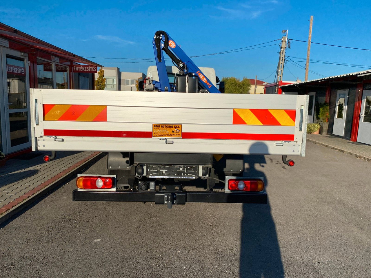 Fourgon plateau Mitsubishi FUSO CANTER 6C18 4WD PRITSCHE+PM 6522P KRAN: photos 14