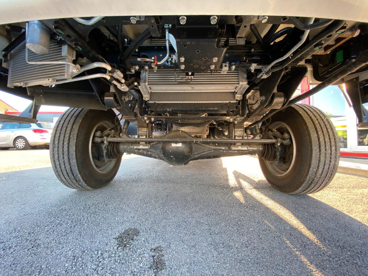 Fourgon plateau Mitsubishi FUSO CANTER 6C18 4WD PRITSCHE+PM 6522P KRAN: photos 10