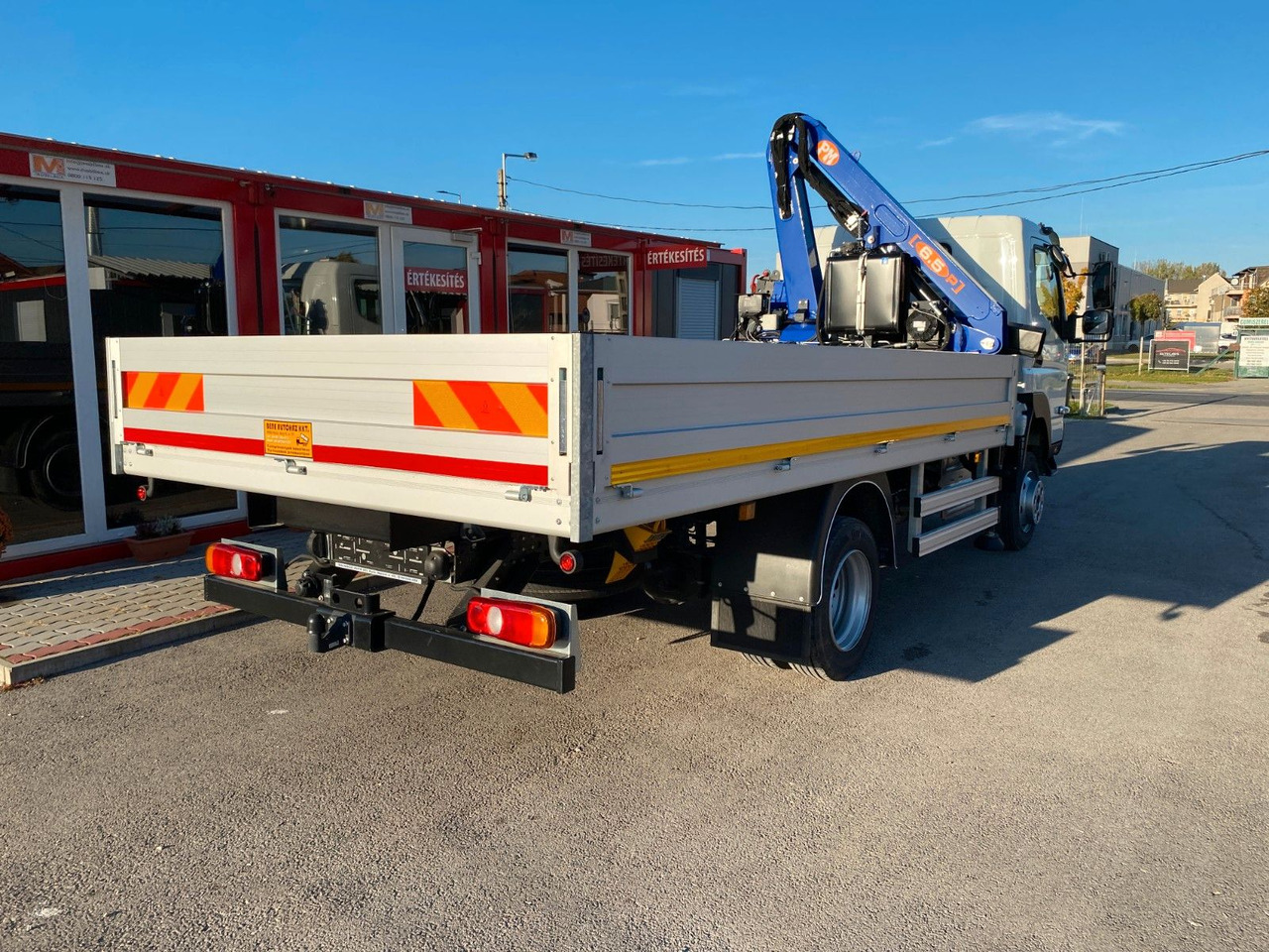 Fourgon plateau Mitsubishi FUSO CANTER 6C18 4WD PRITSCHE+PM 6522P KRAN: photos 17