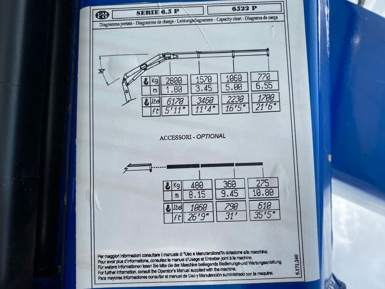 Fourgon plateau Mitsubishi FUSO CANTER 6C18 4WD PRITSCHE+PM 6522P KRAN: photos 21