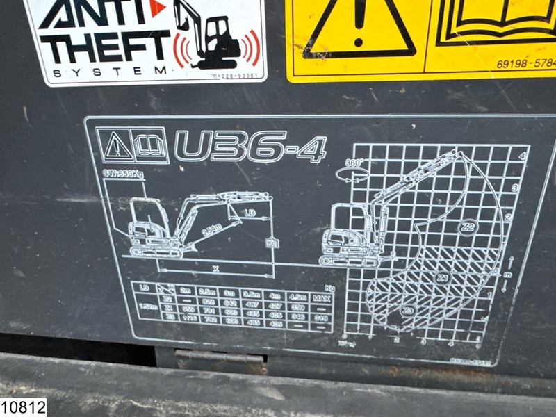 Engins de chantier Kubota U 36 17,8 kW, 1.794 hours: photos 14