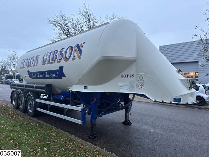 Semi-remorque citerne Feldbinder Silo 40.000 Liter, 3 Comp: photos 8 Semi-remorque citerne Feldbinder Silo 40.000 Liter, 3 Comp: photos 8