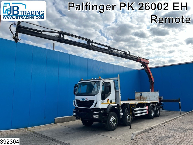 Iveco Trakker 360 8x4, EURO 6, Retarder, Palfinger - Camion plateau, Camion grue: photos 1 Iveco Trakker 360 8x4, EURO 6, Retarder, Palfinger - Camion plateau, Camion grue: photos 1