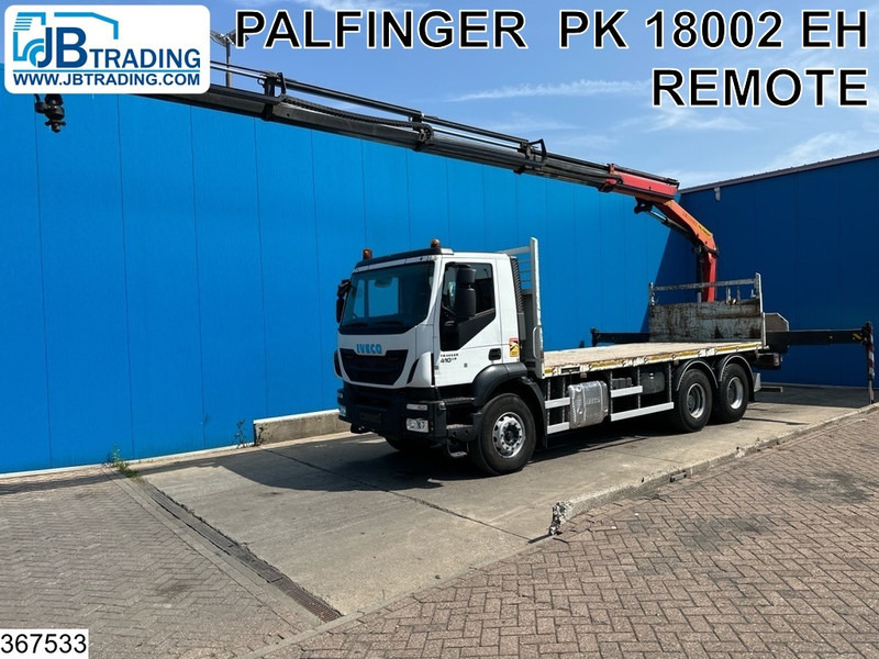 Iveco Trakker 410 6X4, EURO 6, Retarder, Palfinger - Camion plateau, Camion grue: photos 1 Iveco Trakker 410 6X4, EURO 6, Retarder, Palfinger - Camion plateau, Camion grue: photos 1