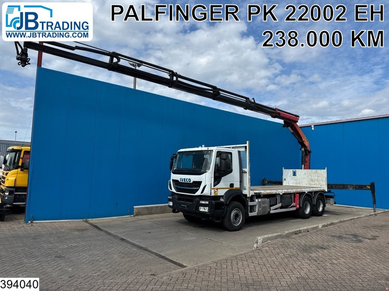 Iveco X-Way 360 6X4, EURO 6, Steel suspension, Palfinger - Camion plateau, Camion grue: photos 1 Iveco X-Way 360 6X4, EURO 6, Steel suspension, Palfinger - Camion plateau, Camion grue: photos 1