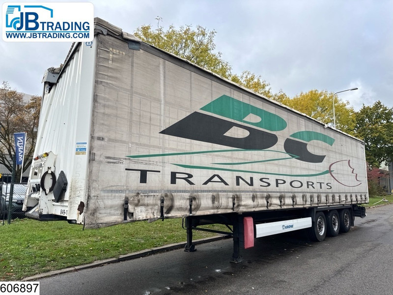 Krone Tautliner The roof and end wall are damaged. - Semi-remorque rideaux coulissants: photos 1 Krone Tautliner The roof and end wall are damaged. - Semi-remorque rideaux coulissants: photos 1