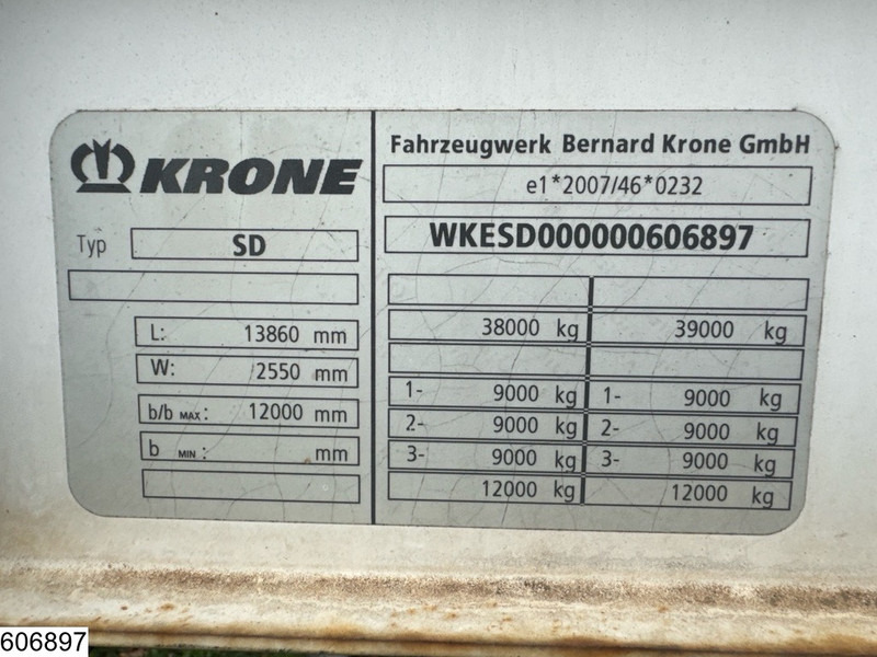 Krone Tautliner The roof and end wall are damaged. - Semi-remorque rideaux coulissants: photos 4 Krone Tautliner The roof and end wall are damaged. - Semi-remorque rideaux coulissants: photos 4