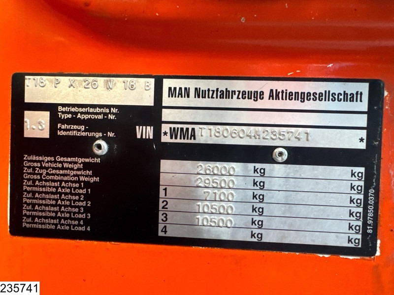 Crédit-bail MAN 27 293 6x4, Manual transmission, Steel suspension MAN 27 293 6x4, Manual transmission, Steel suspension: photos 7