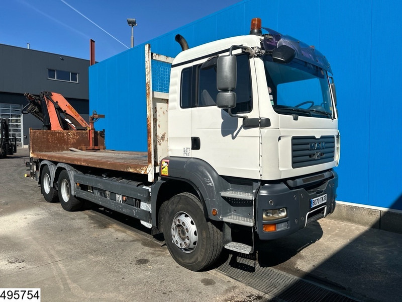 MAN TGA 26 360 6X4, Manual, Steel suspension, Palfinger - Camion plateau, Camion grue: photos 2 MAN TGA 26 360 6X4, Manual, Steel suspension, Palfinger - Camion plateau, Camion grue: photos 2