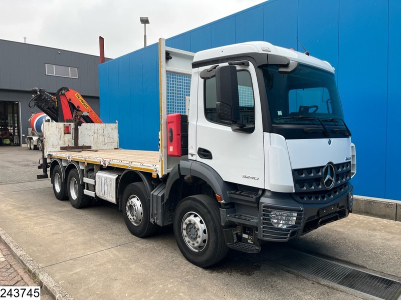 Mercedes-Benz Arocs 3240 8X4, EURO 6, Steel suspension, Palfinger - Camion plateau, Camion grue: photos 3 Mercedes-Benz Arocs 3240 8X4, EURO 6, Steel suspension, Palfinger - Camion plateau, Camion grue: photos 3