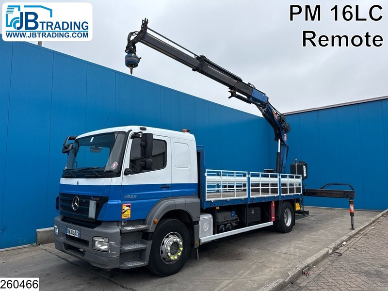 Mercedes-Benz Axor 1829 Manual, PM, Remote control - Camion plateau, Camion grue: photos 1 Mercedes-Benz Axor 1829 Manual, PM, Remote control - Camion plateau, Camion grue: photos 1