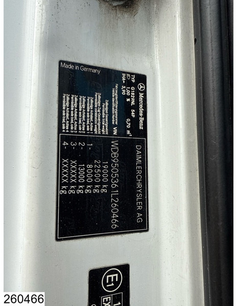 Camion plateau, Camion grue Mercedes-Benz Axor 1829 Manual, PM, Remote control: photos 11