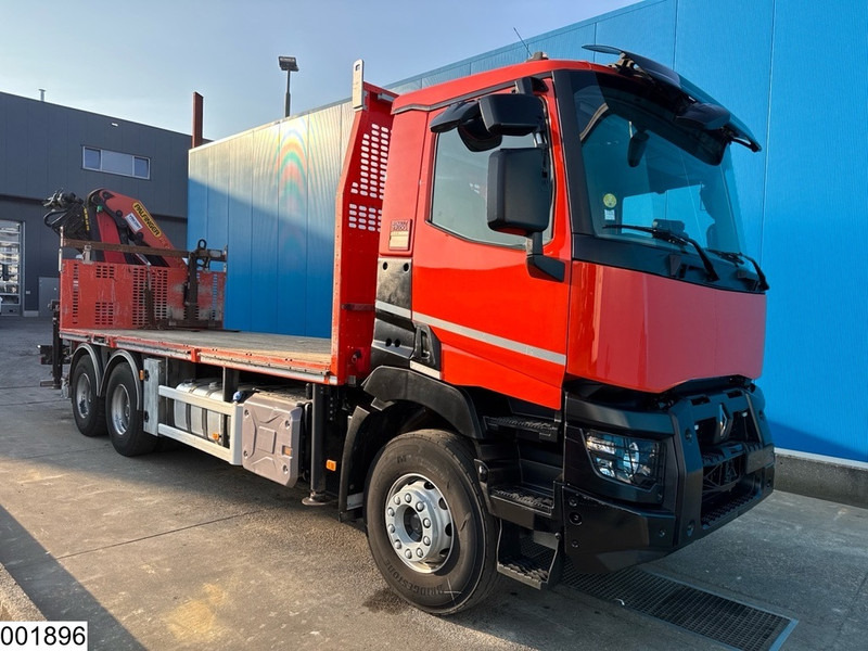 Renault C 430 6x4, EURO 6, Retarder, Palfinger,Remote - Camion plateau, Camion grue: photos 2 Renault C 430 6x4, EURO 6, Retarder, Palfinger,Remote - Camion plateau, Camion grue: photos 2