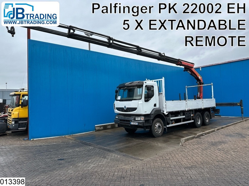Renault Kerax 430 Dxi EURO 5, Retarder, Steel suspension, Palfinger - Camion plateau, Camion grue: photos 1 Renault Kerax 430 Dxi EURO 5, Retarder, Steel suspension, Palfinger - Camion plateau, Camion grue: photos 1