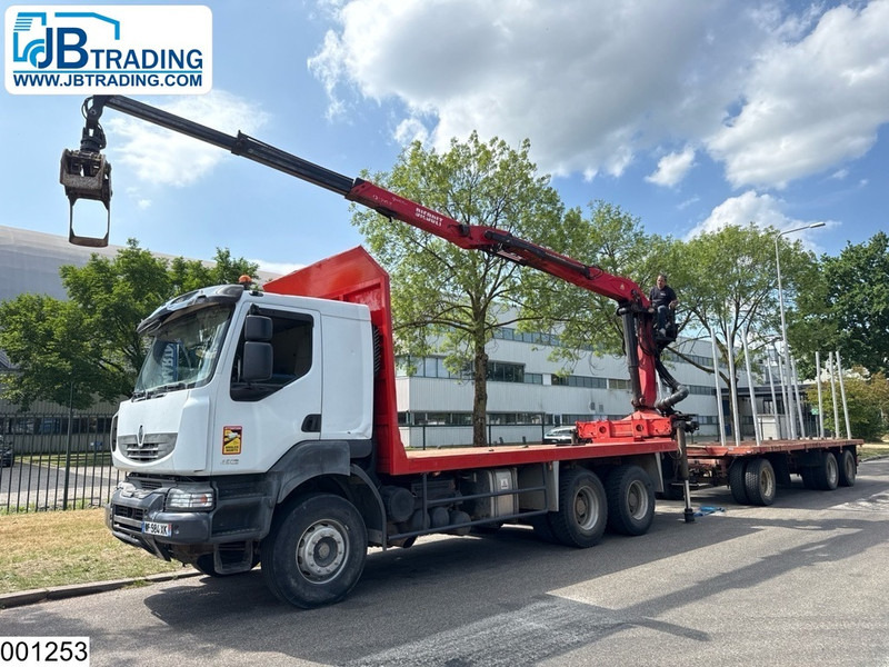 Renault Kerax 450 Dxi 6x4, Manual, Steel, Palfinger, Combi - Camion grumier, Camion grue: photos 1 Renault Kerax 450 Dxi 6x4, Manual, Steel, Palfinger, Combi - Camion grumier, Camion grue: photos 1