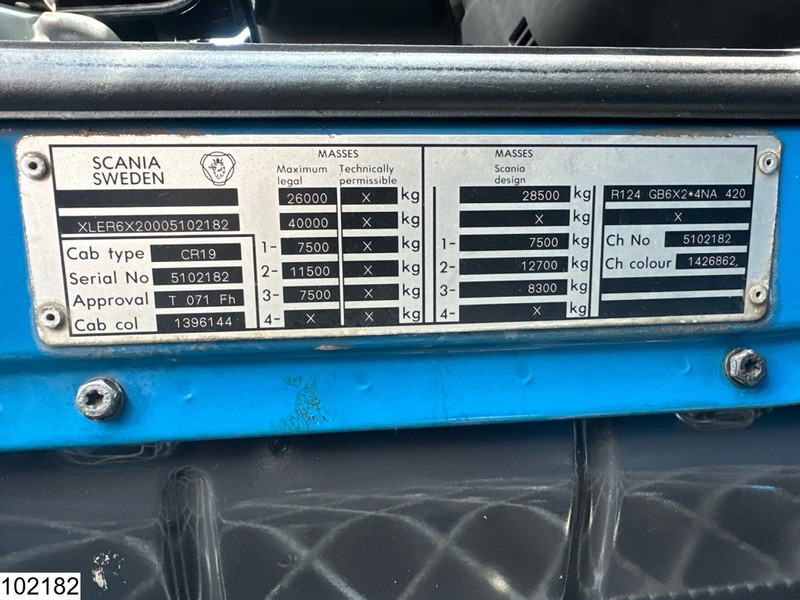 Crédit-bail Scania 124 420 6X2, EURO 3, Retarder, Meiller Scania 124 420 6X2, EURO 3, Retarder, Meiller: photos 7