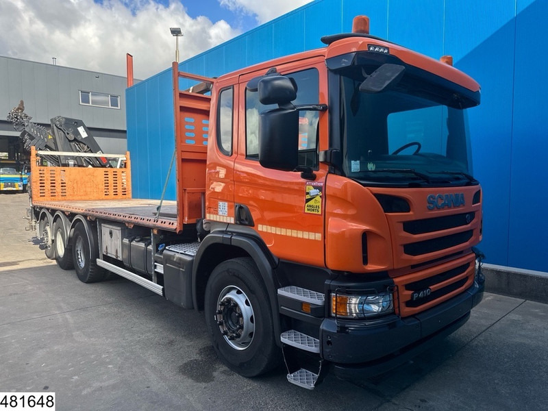 Scania P 410 8x4, EURO 6, HIAB, Remote - Camion plateau, Camion grue: photos 4 Scania P 410 8x4, EURO 6, HIAB, Remote - Camion plateau, Camion grue: photos 4