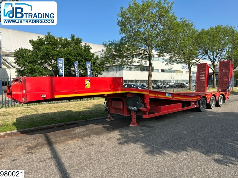 Verem Lowbed 45,000KG, Steering axle, Hydraulic, Winch - Semi-remorque surbaissé: photos 1 Verem Lowbed 45,000KG, Steering axle, Hydraulic, Winch - Semi-remorque surbaissé: photos 1