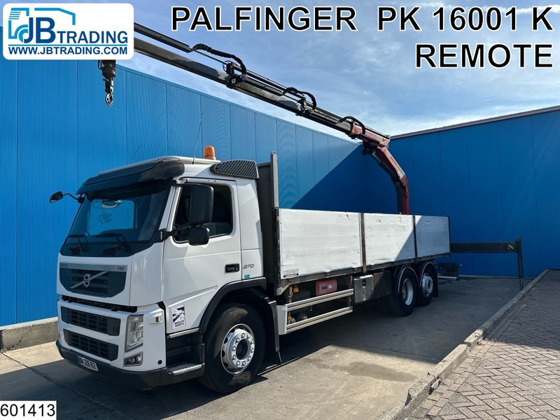 Volvo FM 370 6X2, EURO 5, Palfinger, Remote - Camion plateau, Camion grue: photos 1 Volvo FM 370 6X2, EURO 5, Palfinger, Remote - Camion plateau, Camion grue: photos 1